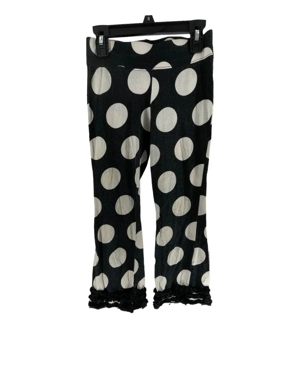 Corky Kids Black White Polka Dot Pajama Sleepwear Pants Girls Youth Size 8